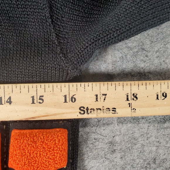 Vintage Appalachian Athletic House Cardigan Mens Small Black 1940s 50s Letterman - Picture 12 of 16